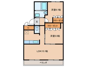 ＷＩＳＴＥＲＩＡ　ＬＩＦＥの物件間取画像